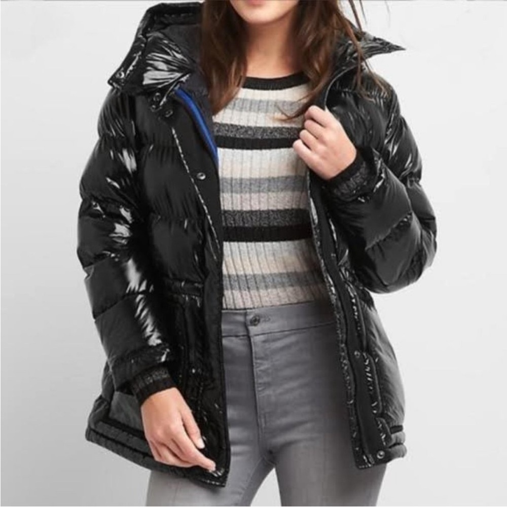 NWT Gap Primaloft Down Alternative Shiny Puffer Jacket